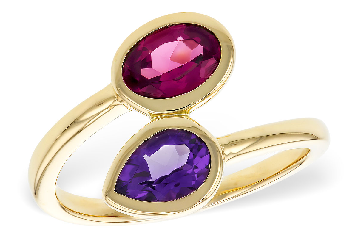 E284-18103: LDS RG 1.48 TW SEMI-PRECIOUS (AMY,RHODOLITE)