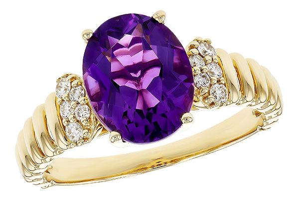 E285-00839: LDS RG 2.12 AMETHYST 2.26 TGW (10x8MM AMY)