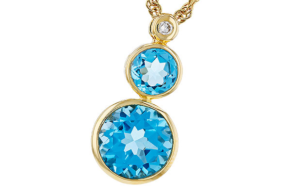 E285-00848: NECK 2.63 BLUE TOPAZ 2.65 TGW (5MM / 8MM BT)