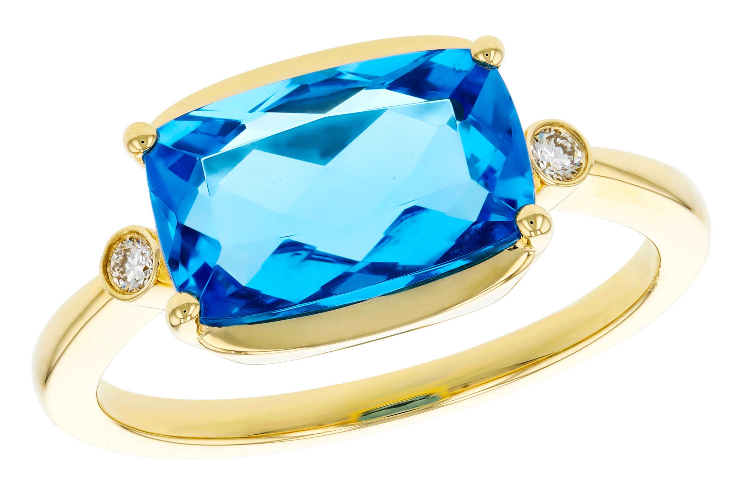 E285-02648: LDS RG 2.88 BLUE TOPAZ 2.92 TGW (11x7MM BT)