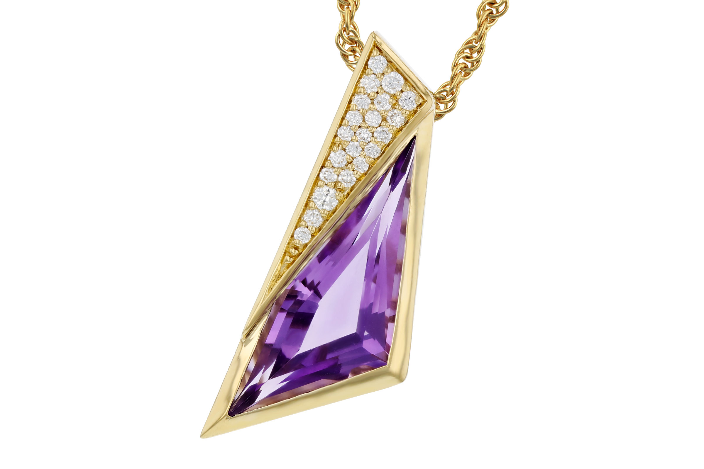 E285-02694: NECKLACE 2.24 AMETHYST 2.33 TGW