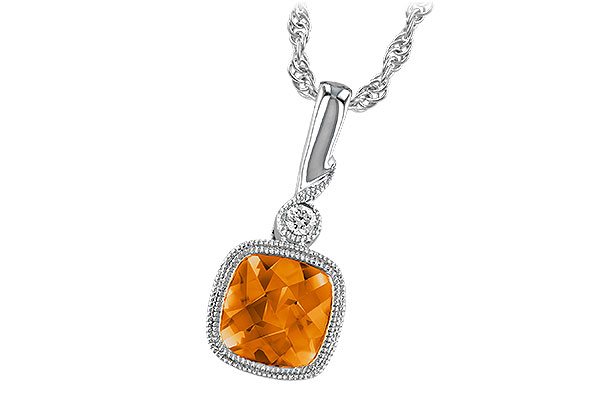 F193-26330: NECK .68 CITRINE .70 TGW