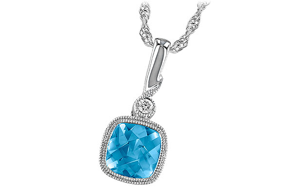 F195-98130: NECK 1.03 BLUE TOPAZ 1.05 TGW