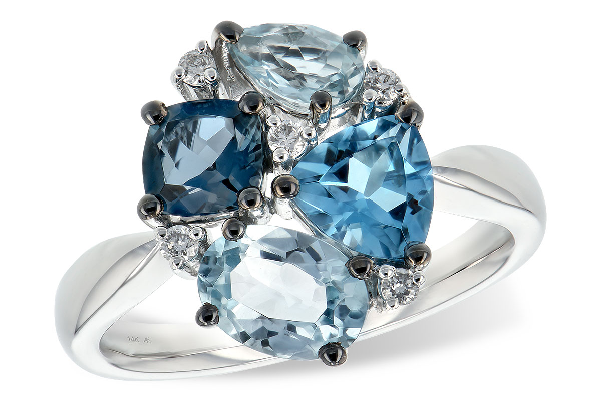 F198-65366: LDS RG 2.57 BLUE TOPAZ 2.65 TGW
