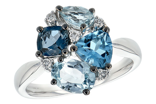 F198-65366: LDS RG 2.57 BLUE TOPAZ 2.65 TGW