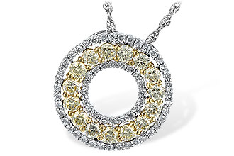 F198-66303: NECK 1.08 YELLOW DIAS 1.55 TW