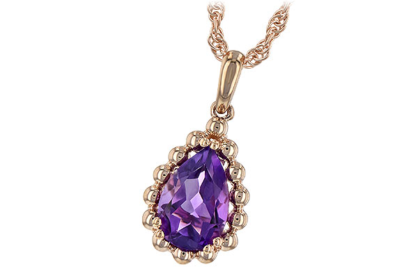 F198-68157: NECKLACE 1.06 CT AMETHYST