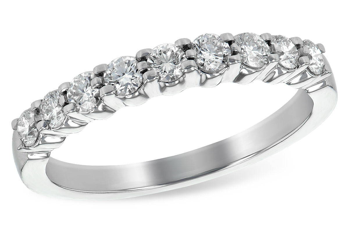 F198-69048: LDS WED RG .50 TW (9 STONES)