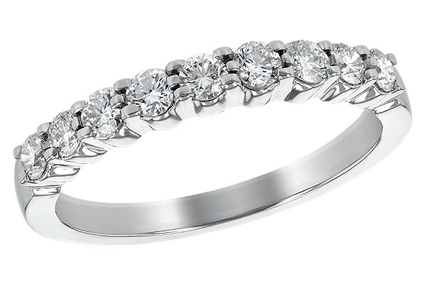 F198-69048: LDS WED RG .50 TW (9 STONES)