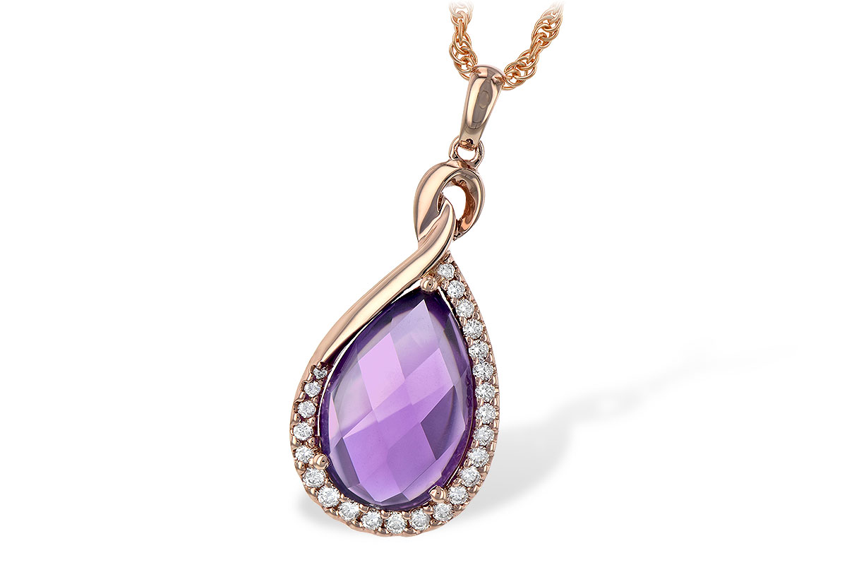 F198-72721: NECK 3.91 AMETHYST 4.10 TGW