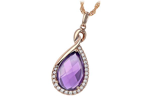 F198-72721: NECK 3.91 AMETHYST 4.10 TGW
