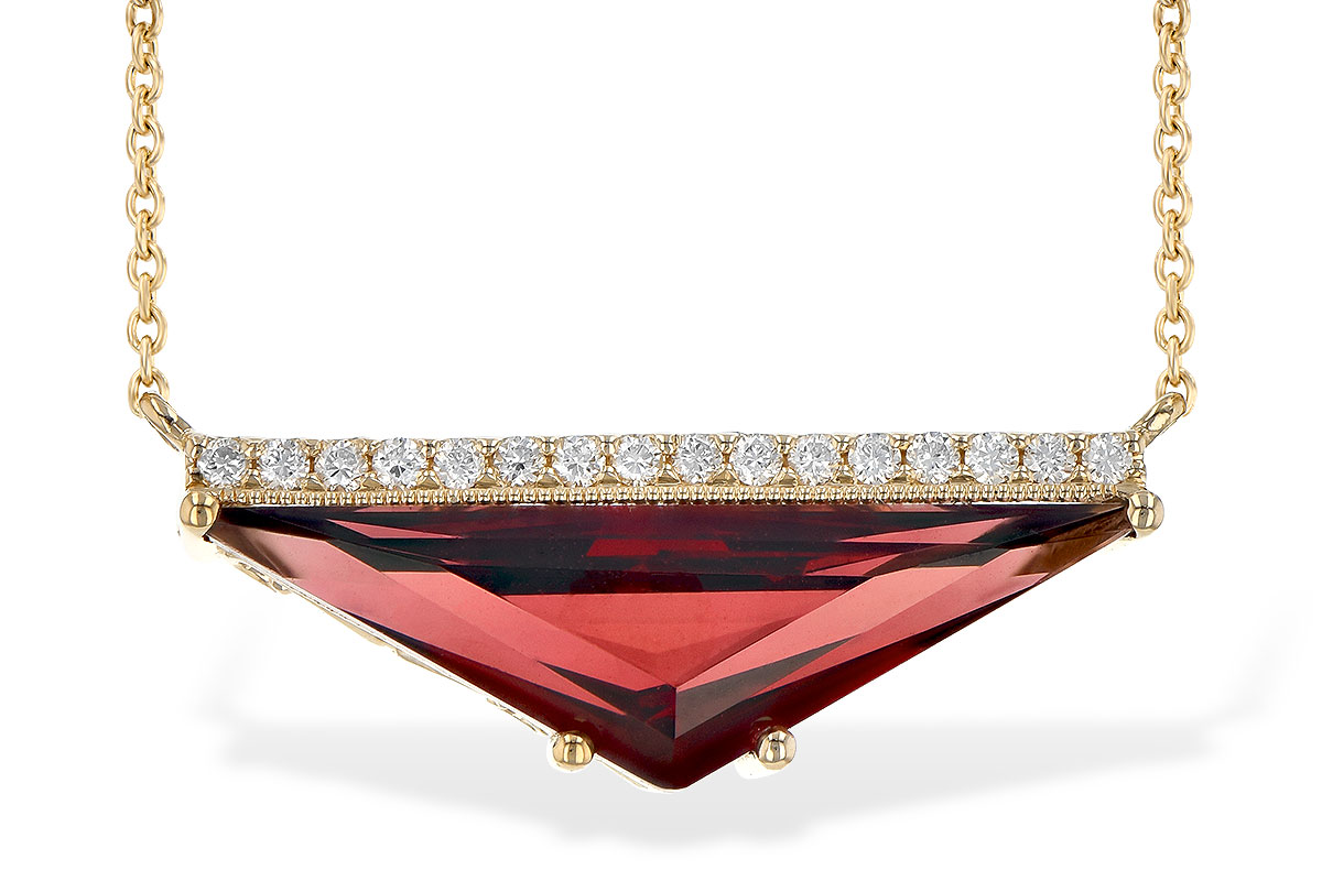 F199-60866: NECK 2.85 GARNET 2.95 TGW