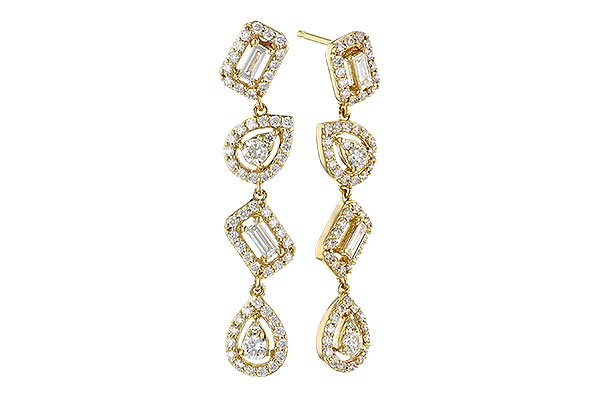F282-31748: EARR .12 TW BAGUETTES .70 TW