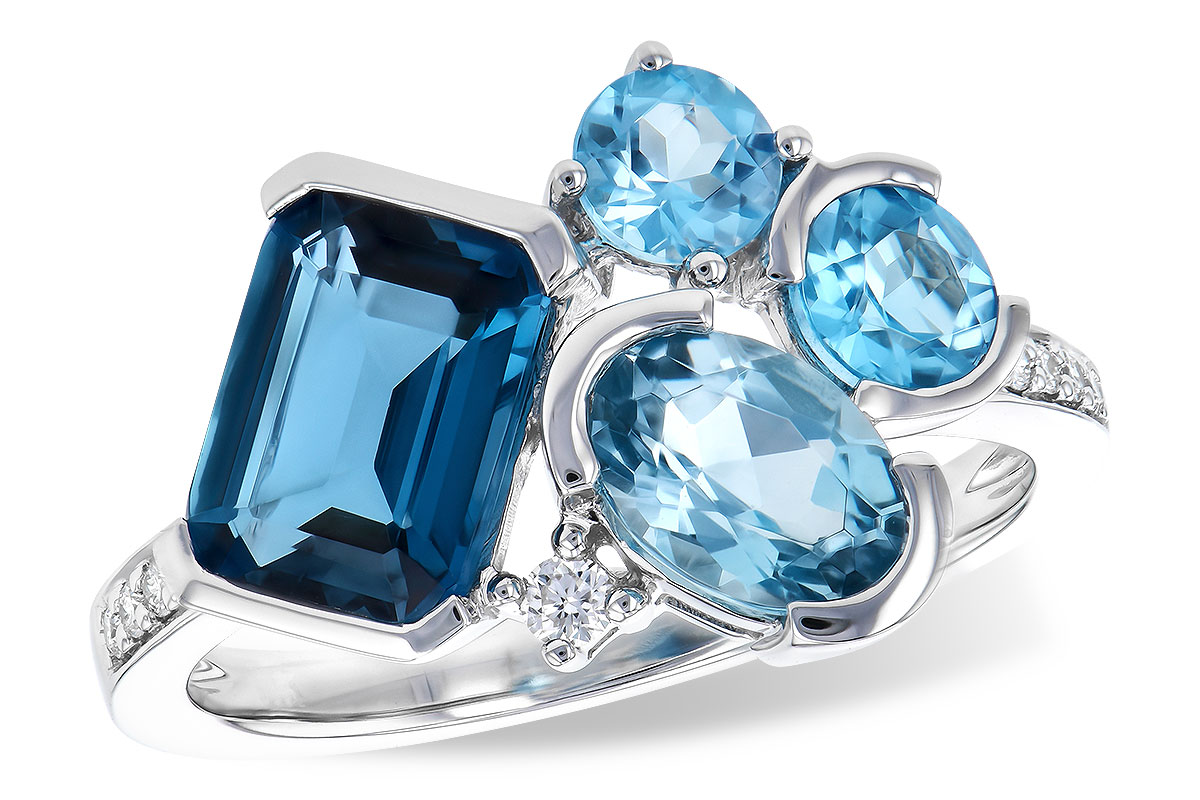 F282-34494: LDS RG 3.08 BLUE TOPAZ TW 3.15 TGW