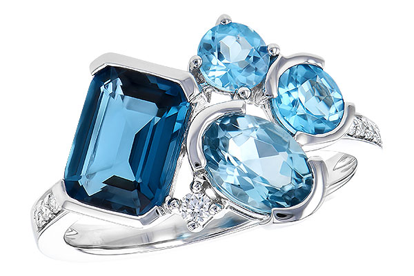 F282-34494: LDS RG 3.08 BLUE TOPAZ TW 3.15 TGW