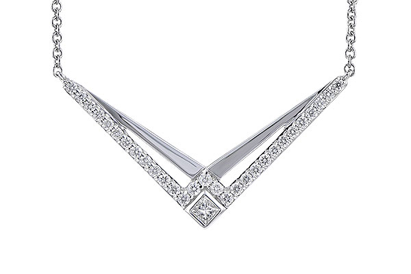 F282-35412: NECKLACE .22 TW
