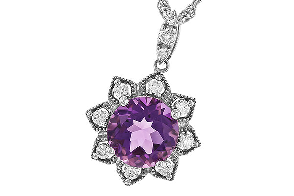 F283-23630: NECK 1.70 AMETHYST 1.87 TGW (8MM RD)