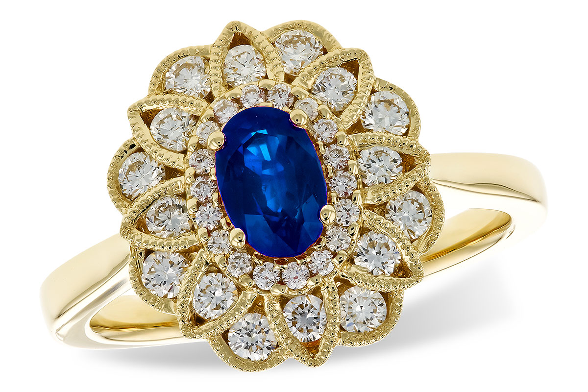 F283-26303: LDS RG .60 TW SAPPHIRE 1.12 TGW (6x4MM SAPP)