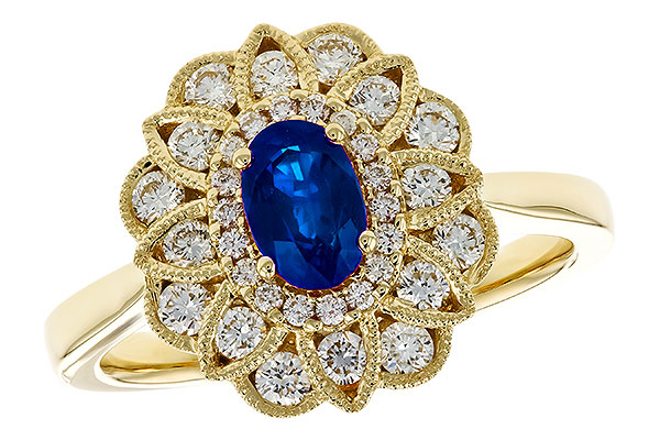 F283-26303: LDS RG .60 TW SAPPHIRE 1.12 TGW (6x4MM SAPP)