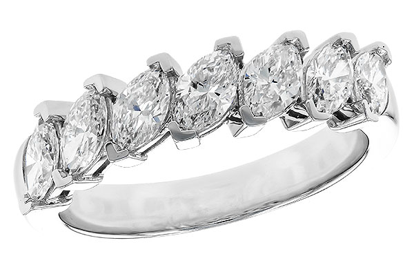 F284-09957: LDS DIA WED RG 1.25 TW (7 MARQUISE)