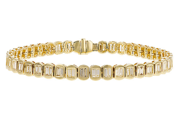 F284-09975: BRACELET 2.30 TW BAGUETTE (7")
