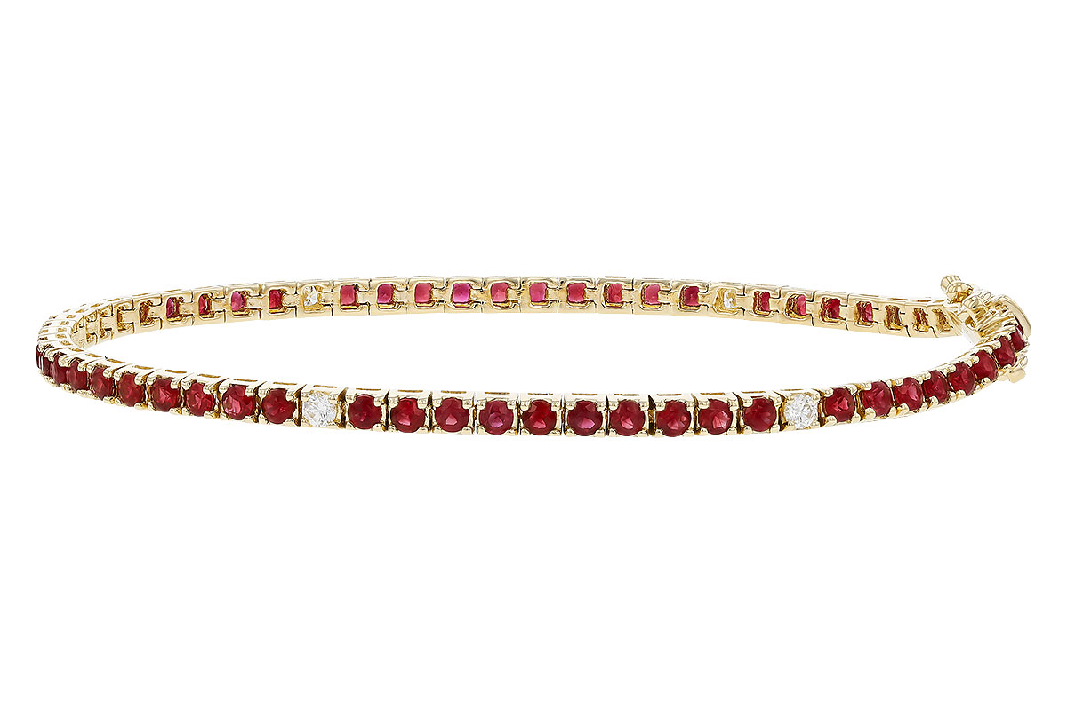 F284-10903: BRACELET 3.04 RUBY 3.29 TGW (7")