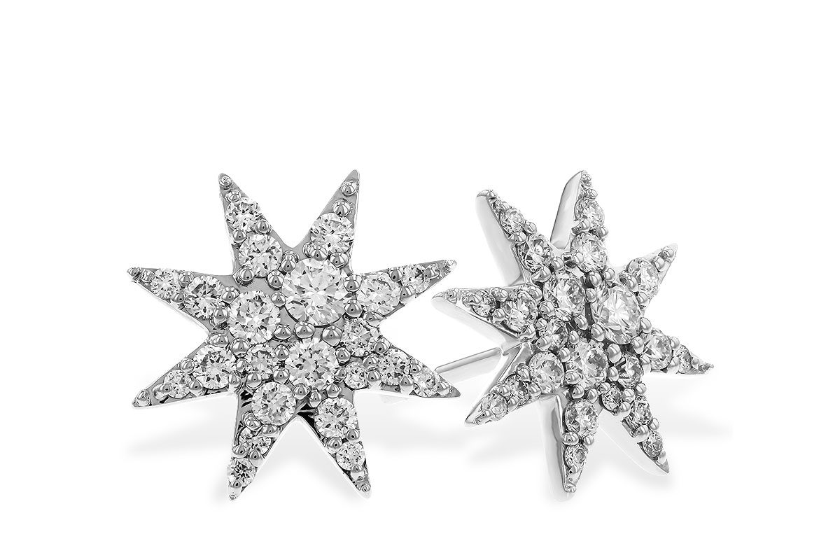 F284-16303: EARRINGS .50 TW