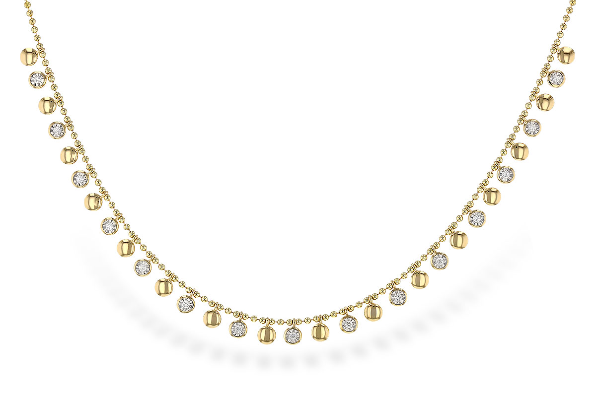 F284-17248: NECKLACE .24 TW