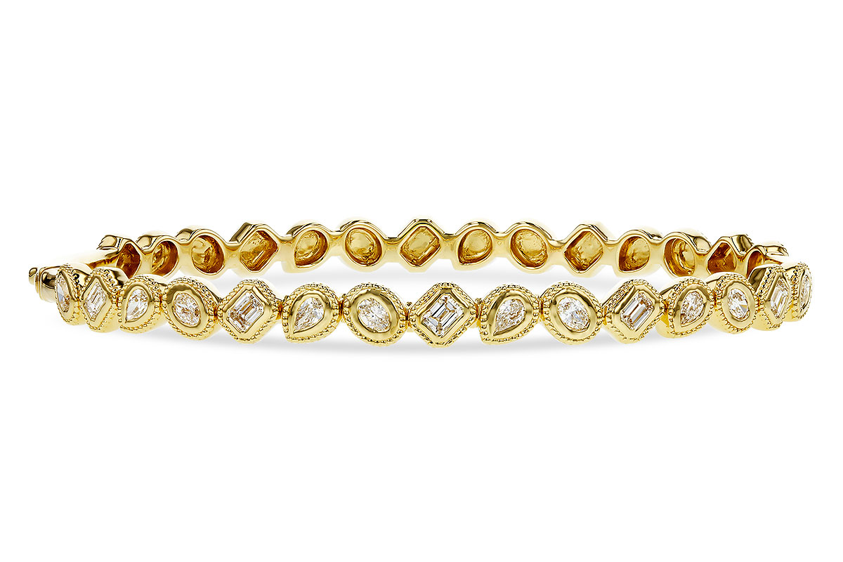 F284-17257: BANGLE 1.00 TW FANCY CUT DIAS