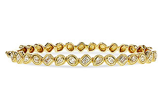 F284-17257: BANGLE 1.00 TW FANCY CUT DIAS