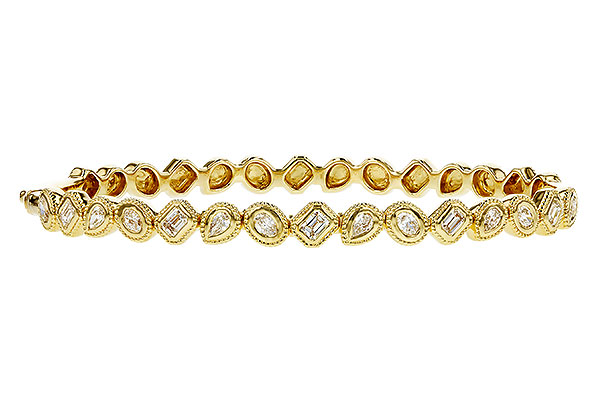 F284-17257: BANGLE 1.00 TW FANCY CUT DIAS