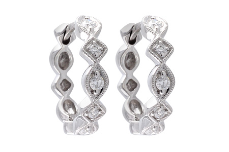 G010-46275: EARRINGS .22 TW