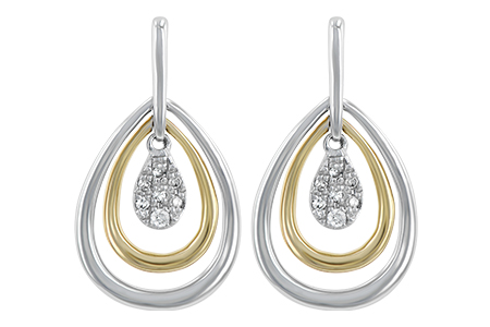 G193-22721: EARRINGS .06 TW