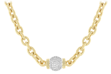 G193-26284: NECKLACE 1.27 TW (17.25 INCHES)