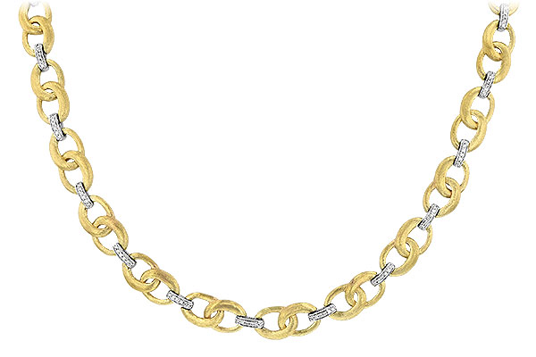 G198-70830: NECKLACE .60 TW (17 INCHES)