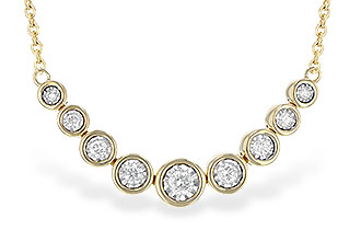 G199-59930: NECKLACE .25 TW (18")