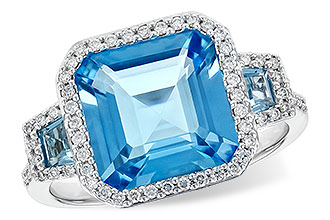 G199-62684: LDS RG 4.40 TW BLUE TOPAZ 4.60 TGW
