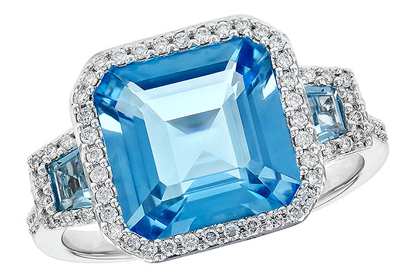 G199-62684: LDS RG 4.40 TW BLUE TOPAZ 4.60 TGW