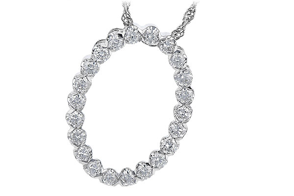 G282-32721: NECKLACE .50 TW