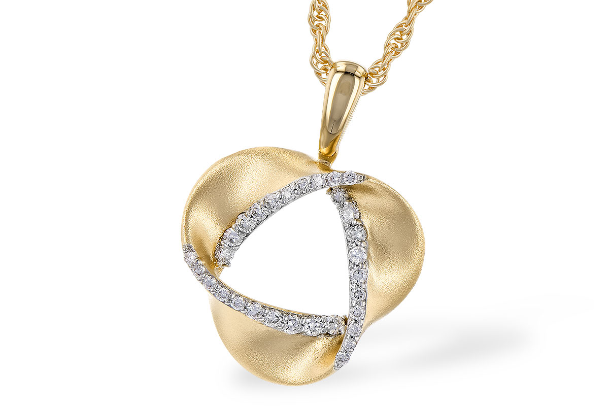 G282-36357: NECKLACE .20 TW