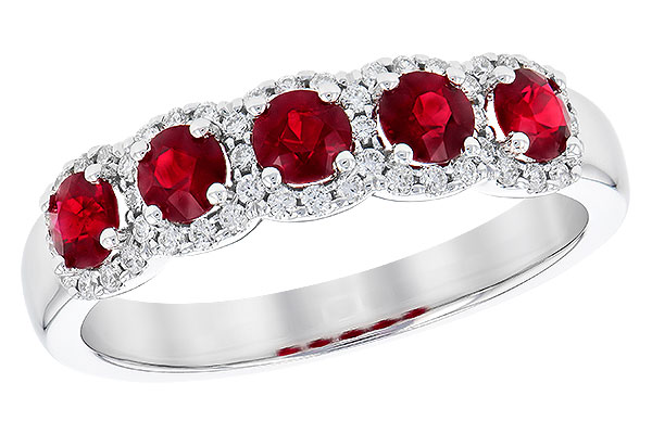G283-19003: LDS RG .66 TW RUBY .86 TGW