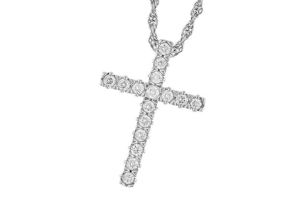 G283-19039: NECKLACE .25 TW