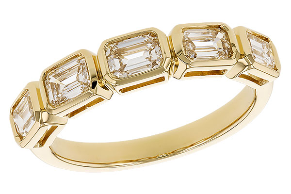 G283-23630: LDS DIA WED RG 1.20 TW EMERALD CUTS