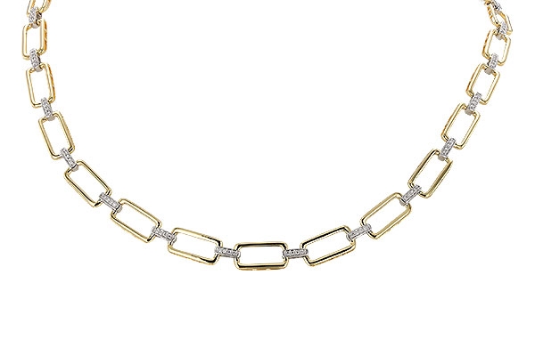 G283-25439: NECKLACE .50 TW (17")