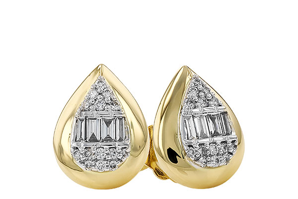 G283-27203: EARRINGS .09 BAG .18 TW