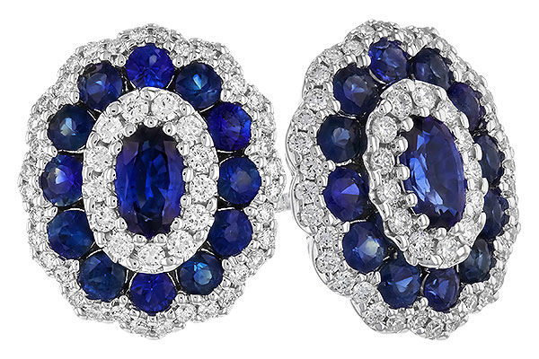 G283-27257: EARR 1.77 TW SAPPHIRE 2.24 TGW (5x3MM SAPP)