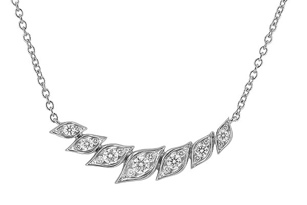 G284-09939: NECKLACE .36 TW