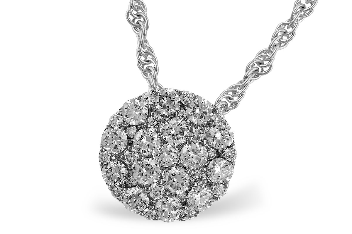 G284-09957: NECKLACE .50 TW