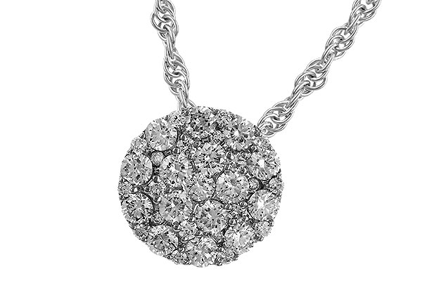 G284-09957: NECKLACE .50 TW