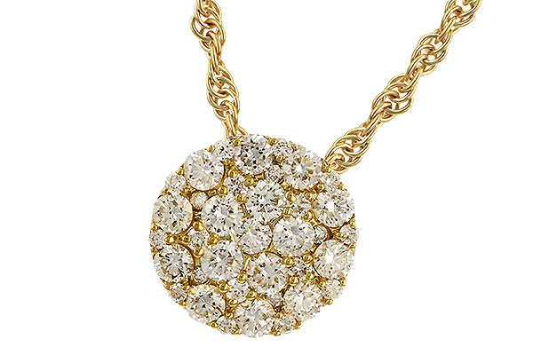 G284-09957: NECKLACE .50 TW